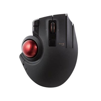 エレコム マウス トラックボール 有線 ワイヤレス Bluetooth 8ボタン 親指 M-XPT1MRBK(1個)